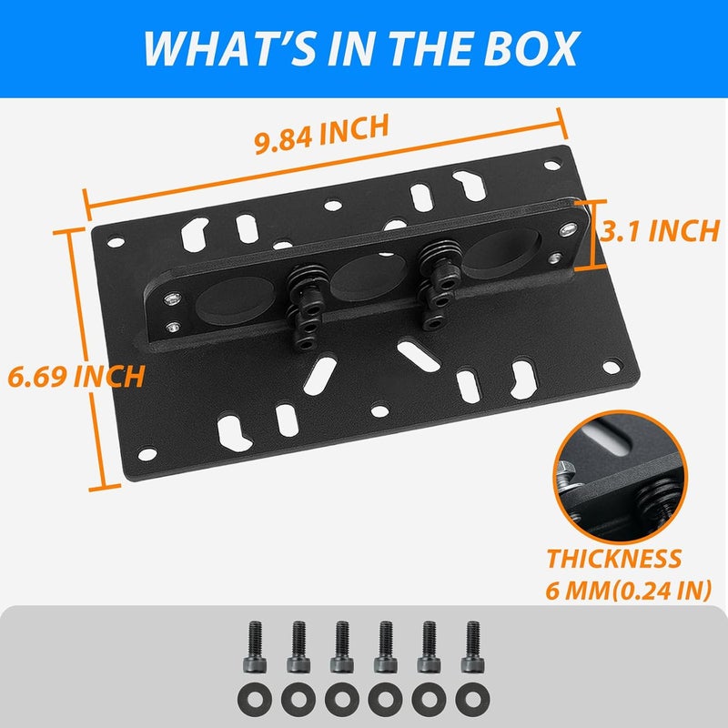 LEQEE Engine Lift Plate LS Engine Lift Plate Hoist Motor Engine Lift Bracket Carb Carburetor Hoist for LS Engine for Chevy Ford SBC BBC - Image 5